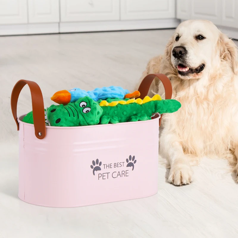 2023 New Arrival Pet Toys Storage Bucket for Cat and Dog Pet Toys