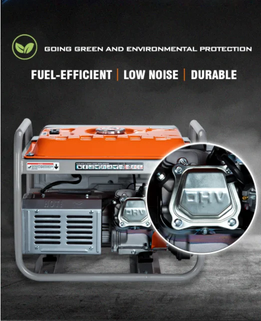 Ohv Portable Single Phase Stroke Air Cooled Kva Gasoline