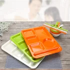 Plastic Food Tray Trays Plastic New Arrival 14.0 Inch Plastic Color Melamine Fast Food Tray