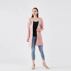 Coat Custom Girls Clothing Korean Loose Casual Long Sleeve Oem Casual Cardigan Coat For Women