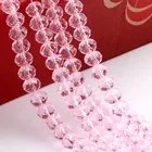 Beads 10mm Crystal Beads Faceted Abacus Shape Rondelle Loose Beads Mixed Color Beads