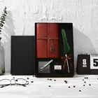 Gift New Retro Business Gift Office Stationery Notebook And Feather Pen Gift Set