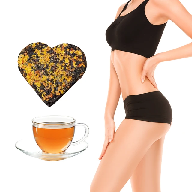 one grainone bubble convenient  carrying flavor tea weight loss and refreshing osmanthus black tea Tight pressed tea