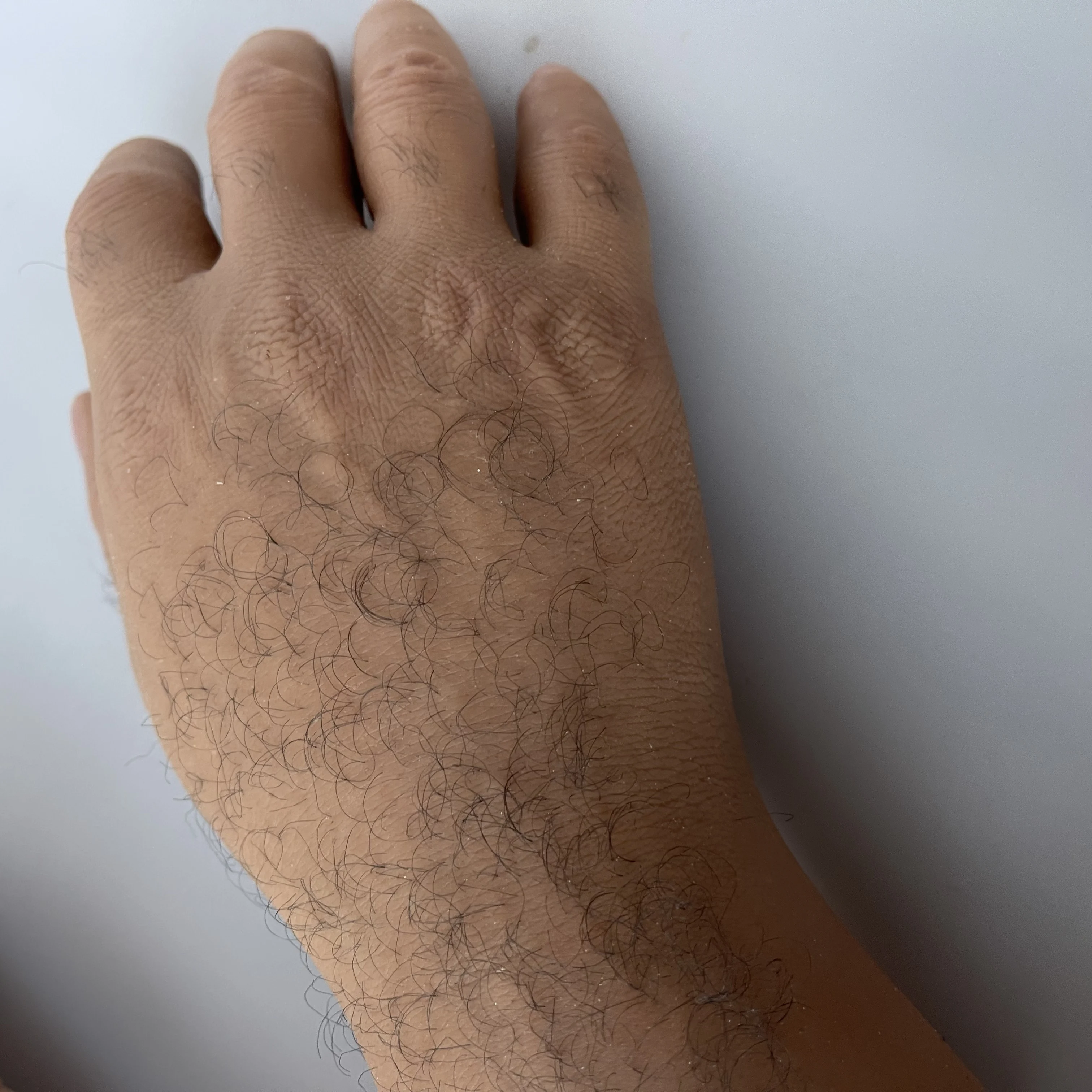 Customized Silicone Cosmetic Hand Implants Realistic Glove Prosthetic Artificial Limb Interlocking Nail Zipper Class I