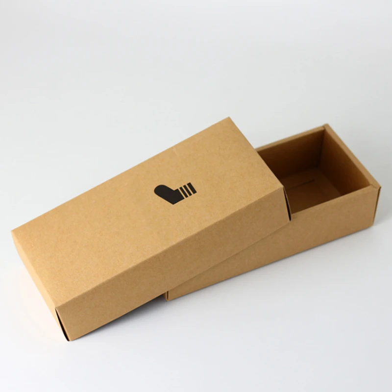 Customized Printing Recycled Kraft Paper Socks Packaging Box with MOQ 500pcs