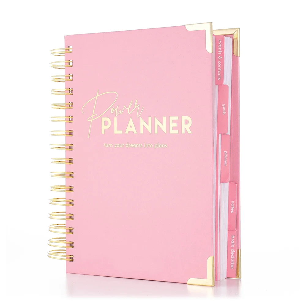 Samenwerken met rots Vooruitzien Pink Paper Bound Hardcover Customize Journal B5 A5 Agenda Spiral Planner  2022 2023 In Stock - Buy Custom Planner,A5 Agenda,Spiral Planner Product on  Alibaba.com
