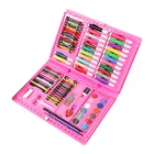School High Quality 86 Pcs Set 24 Colors Marker Pen Children Drawing Gift Kawaii School Supplies Stationery Set