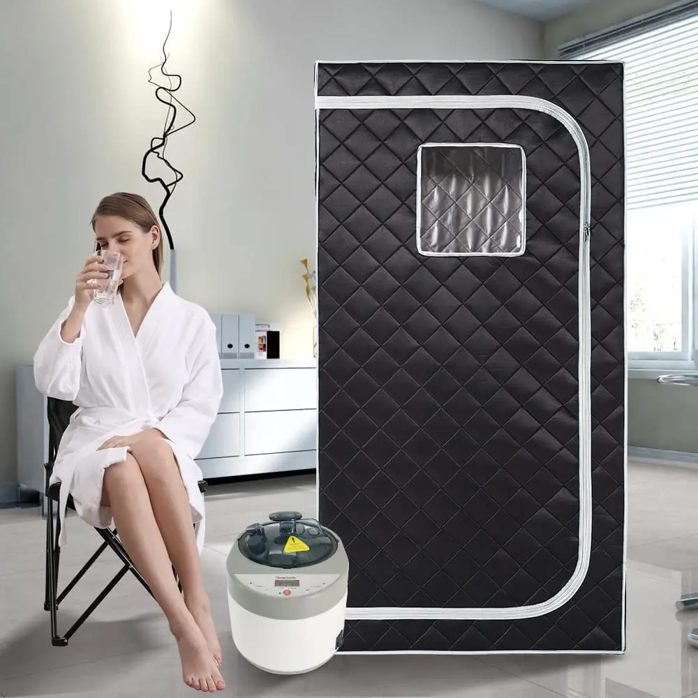 Full Body Home Steam Sauna Set 4l Steamer Large Foldable Steam Sauna