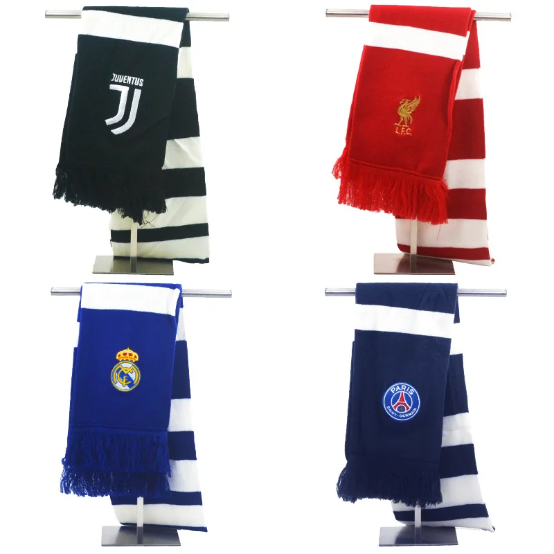 Football Club Accessory Double Side Scarf Gift/Souvenir for Soccer Fans 