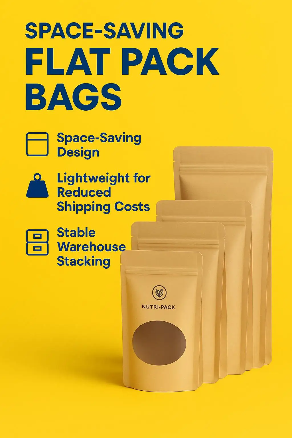 Eco-Friendly Kraft Paper Stand-Up Zipper Pouch Resealable Nut & Dried Fruit Packaging Bag Custom Logo Smell Proof Plastics - detail 8