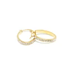 Hoop 2021 Fashion Creative Ladies Earrings Factory Wholesale Stainless Steel Jewelry Diamond Hoop Earrings