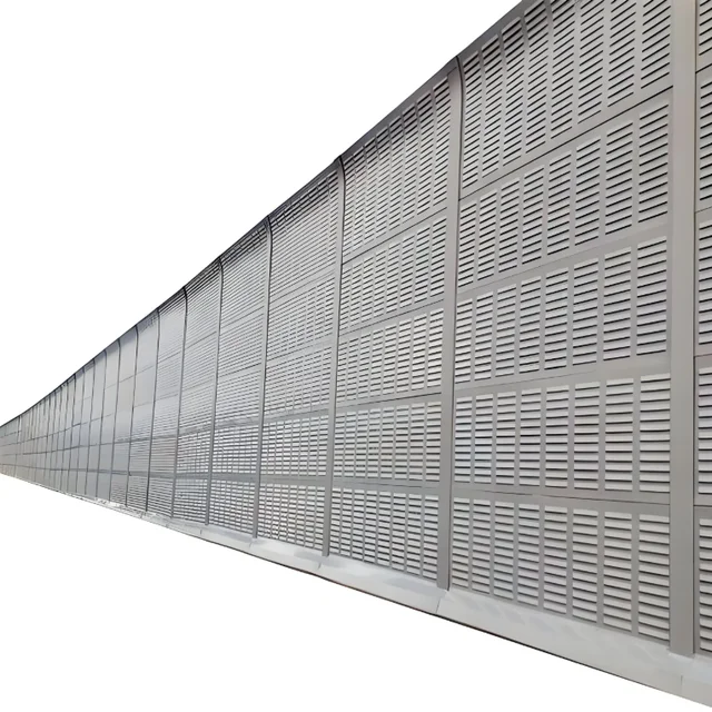 Direct Supply Manufacturer Acoustic Barrier Composite Guardrail Board Residential Noise Insulation Perforated Mesh Type