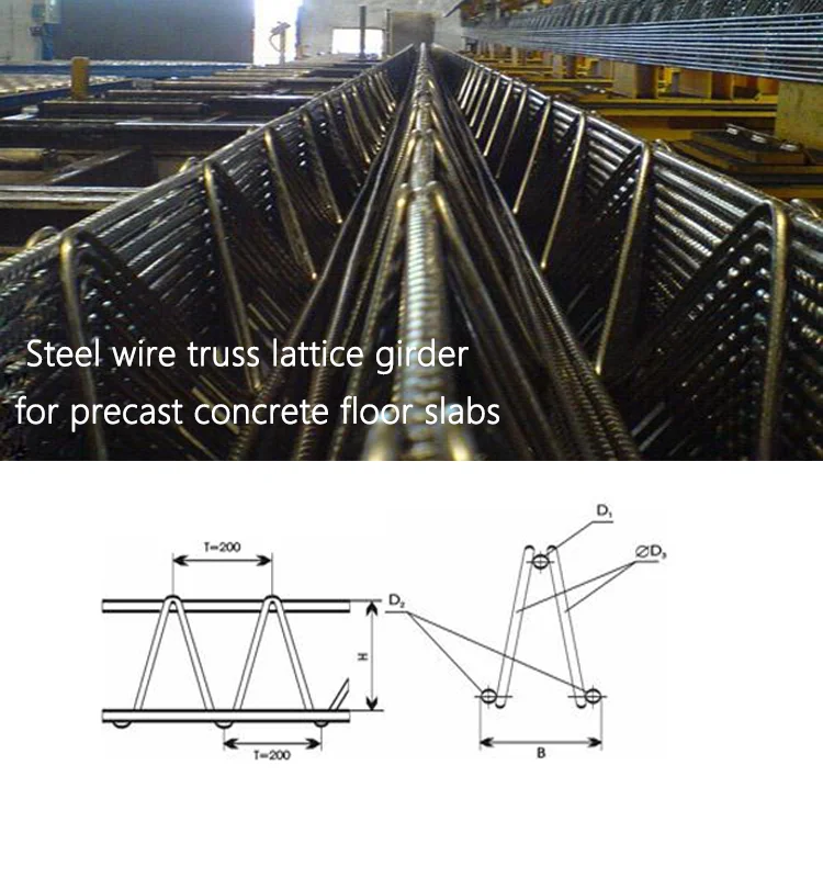 Lattice Girder Reinforcements Joists For Precast Concrete Composite