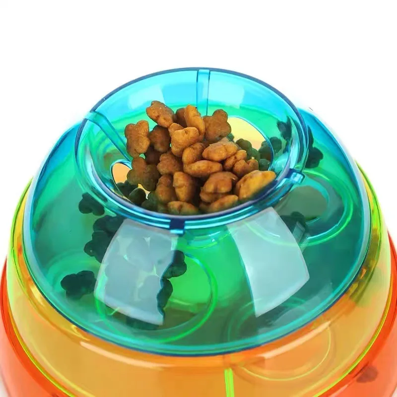 High Quality Tumbler Design Leaky Food Ball Pet Slow Food Bowl Interactive Dog Toy Pet Products factory