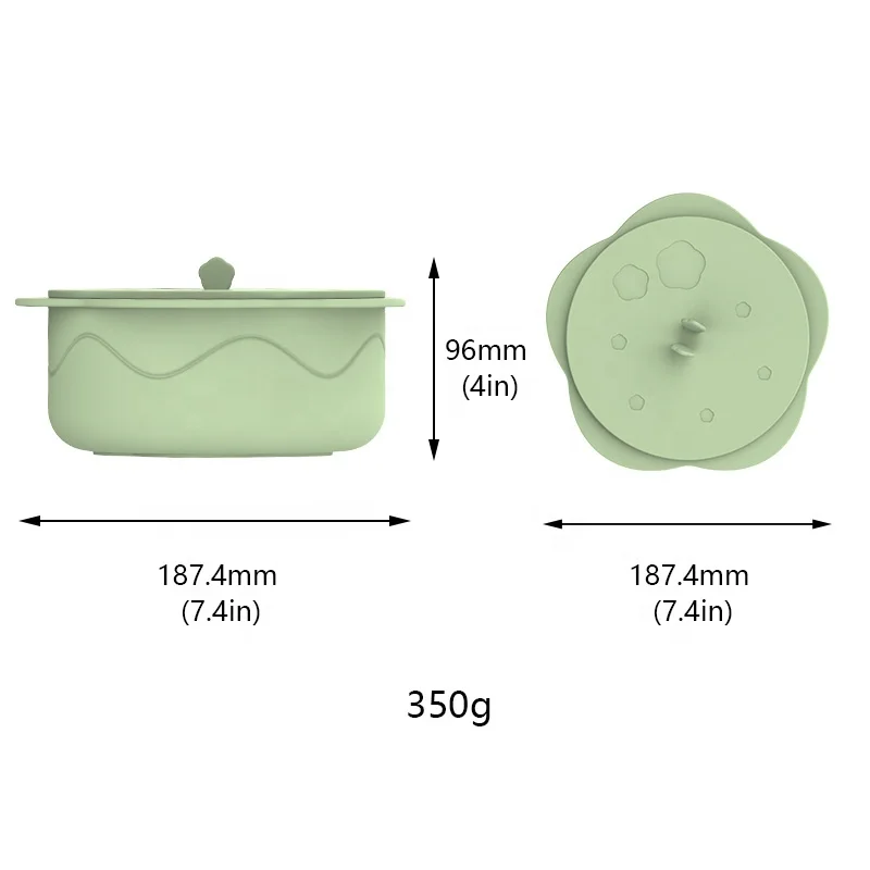 Wholesale Custom Microwave Ramen Soup Bowl with Lid Silicone Large Capacity Tableware Soup Bowl Instant Noodle Salad Food Bowl