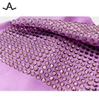 Rhinestone Custom Rhinestone Crystal Hotfix Transfer Full Crystal Fabric For Shoes Garment Hats 1X2 Meter