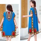 Clothing New Arrival Summer Cotton Silk African Clothing Plus Size Women's Dresses Multi-color Optional