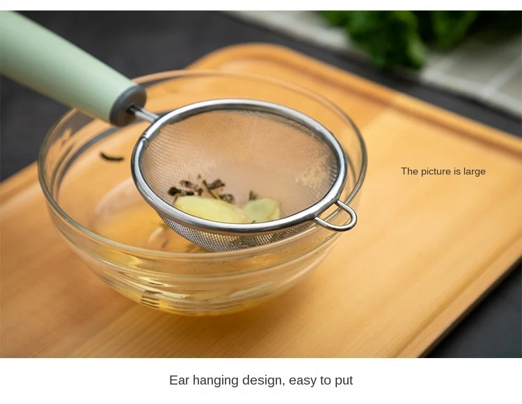 2025 New Kitchen Multi-purpose Filter Spoon Stainless Steel Hot Pot Spoon Household Soup Dregs Spoon Hanging Type Juice Filter