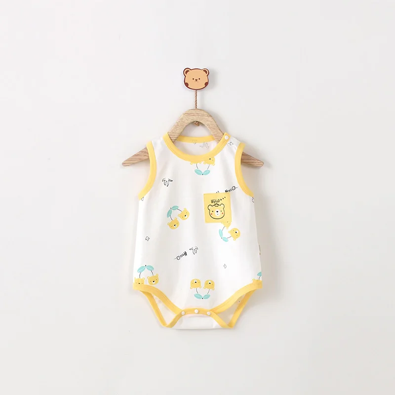 Excellent Quality Hot Selling Baby Conesie Summer Thin Style Cotton Newborn Pajamas