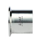 Asme Steel Sanitary Pipe Fitting ASME BPE Fittings Sanitary Stainless Steel TC Tri Clamp Pipe Ferrules