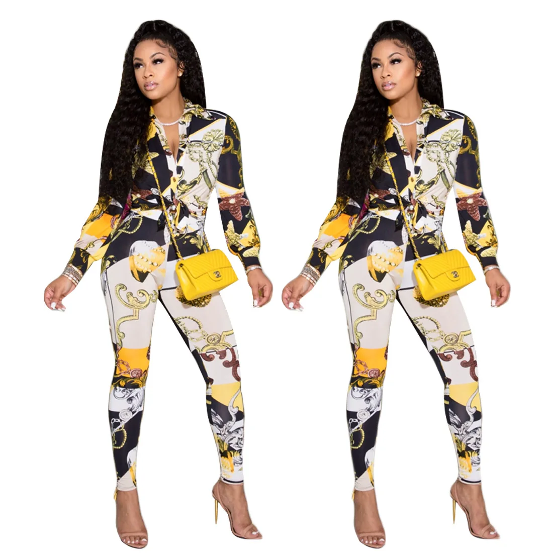 New Arrivals Womens Two-piece Set Of Rich And Honorable Starfish Casual Printing With Wholesale