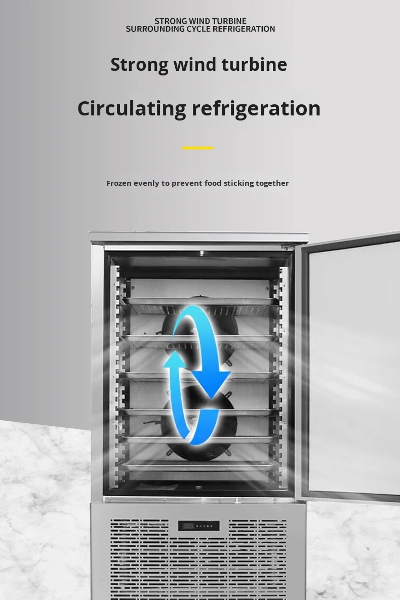 Blast Freezer, Stainless, Steel - detail 10