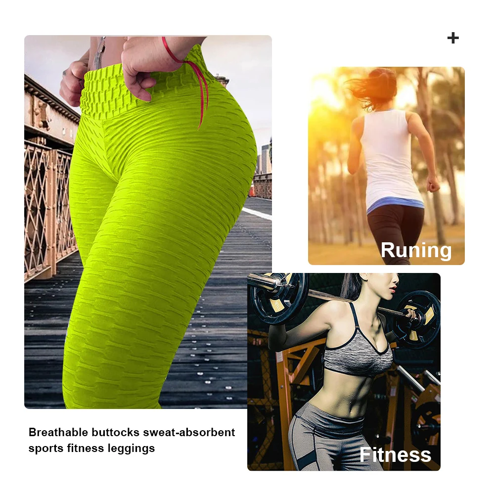 Hexin Custom Service Yoga Pants Scrunch Butt Tight Leggings Breathable