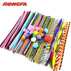 Sticks Diy Europe Discount Size 9mm X 50cm Chenille Stems Craft Pipe Cleaners Soft Fuzzy Sticks Chenille Stem For DIY Craft