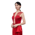 Gowns Evening Custom V Neck Long Elegant Party Gowns For Women Evening Formal Dresses