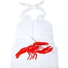 Bib Plastic Adult Bibs Manufacturer Custom Disposable Printed Red Crab Plastic Bib Adult Custom Print Dispos Bib