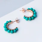 Zircon Hoop Zircon Oil Dropping Gold Plated Zircon Huggie Silver 925 Pearl Small Hoop Earrings For Women Jewelry