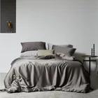 Sheet Set Flat Sheet Duvet Cover 100% Bamboo Fiber Bedding Set With LOGO OEM