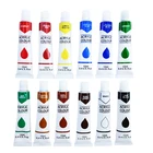Water-based Paint Paint For Draw KHY Promotional 12ML Permanent Water-based 24 Colors Artist Acrylic Paint