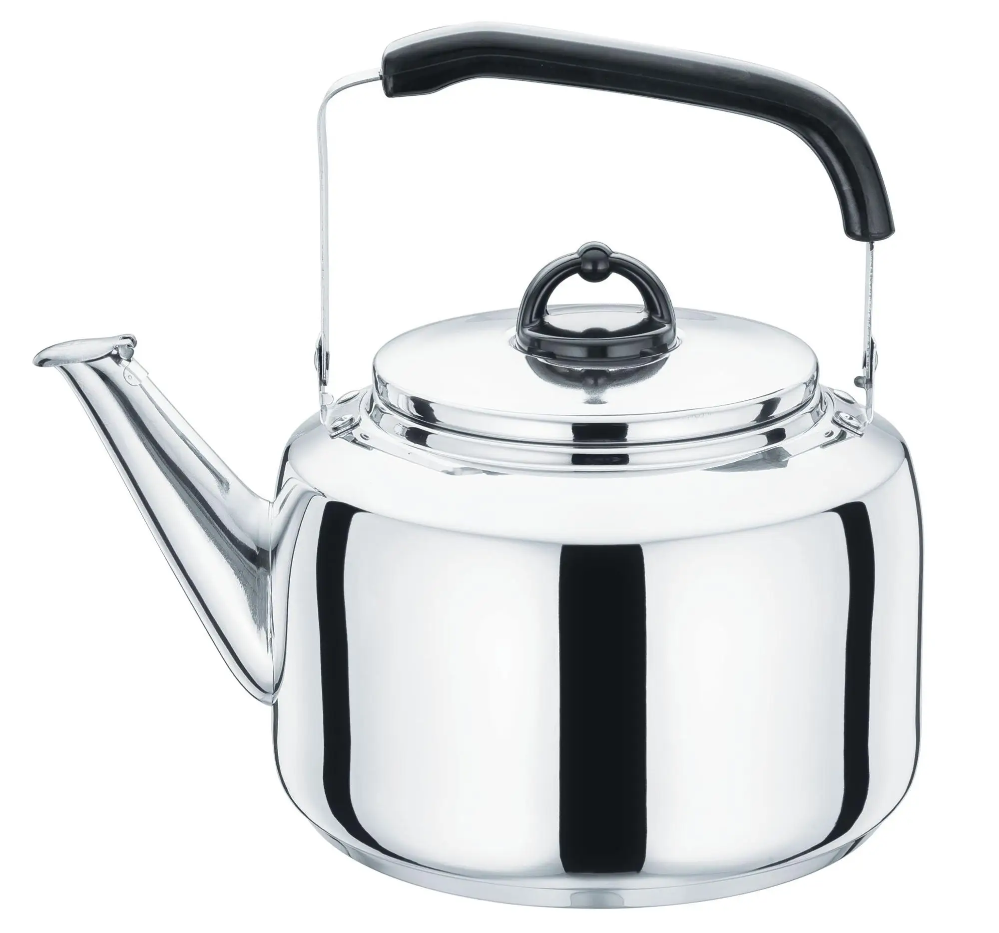 3.0L tube handle stainless steel whistling tea kettle hot water kettle 3.0L tube handle stainless steel
