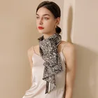 2022 Polyester Shawl Fashion Printing Satin Twill Silk 90*90cm Chiffon Square Scarf For Women