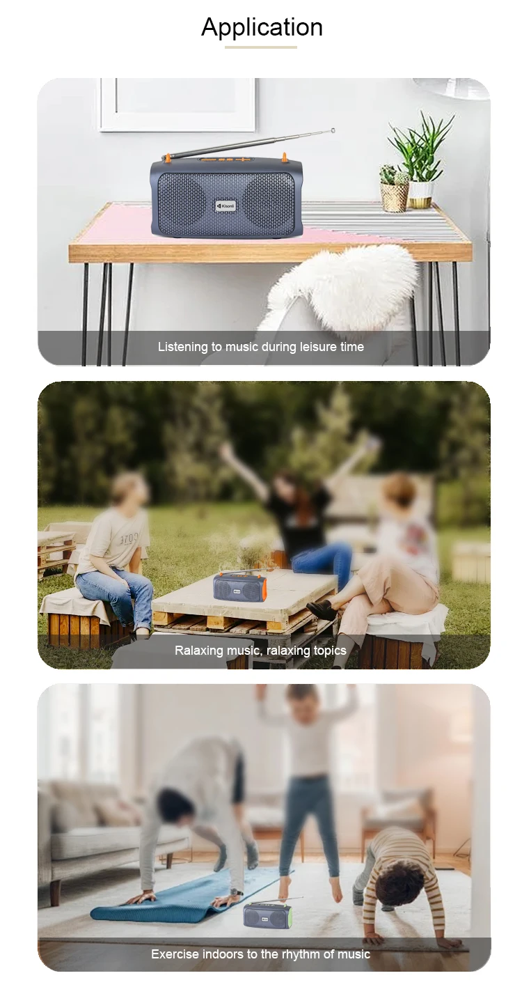 Kisonli KS-2003 Solar Magnetic Bluetooth Speakers Portable Outdoor Speaker with Solar Panel for Recharging 21 Kisonli KS-2003 Mp3 Solar Portable Magnetic Blue Tooth Speakers