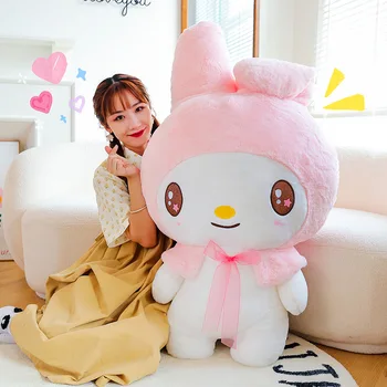 Wholesale Sanriou Melodi Cute Large Size Plush Pillows Soft Comfortable Kuromie Stuffed Plush Doll Toys