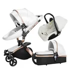 Baby 2021 Wholesale Rotate 360 Degrees Baby Stroller Folding 3 In 1 Luxury Baby Pram Stroller With Baby Carrier
