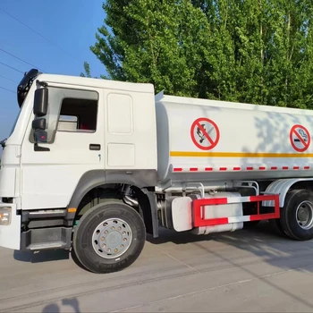 20000L 6X4 Carbon Steel Tanker Truck for Oil Gas Diesel Oil Fuel Tanker Truck White color