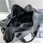 Bag Carry On SANXDI Weekender Oversized Travel Duffel Bag With Shoe Pouch PU Leather Carry On Bag