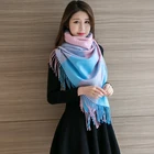 Woven Scarfs Women Scarf Custom 100% Acrylic Woven Wool Scarfs For Women Warm Scarf