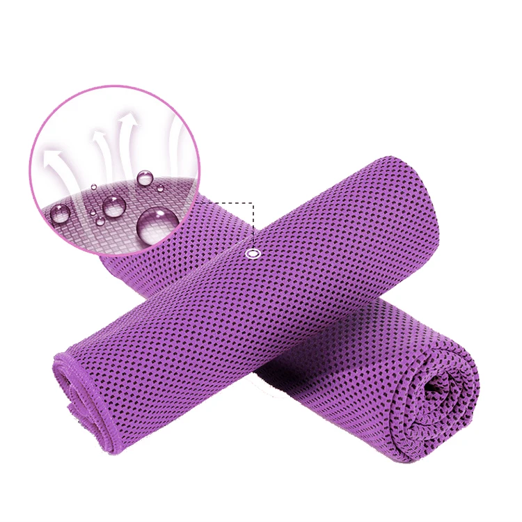 Custom Package Design Printing Fresh Cool Refreshing for Neck and Face Cooling towel