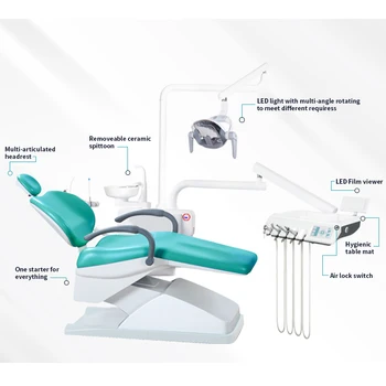Best Sale Economic cheap Dental Chair Product with One Dentist Stool price of dental unit equipments used chair