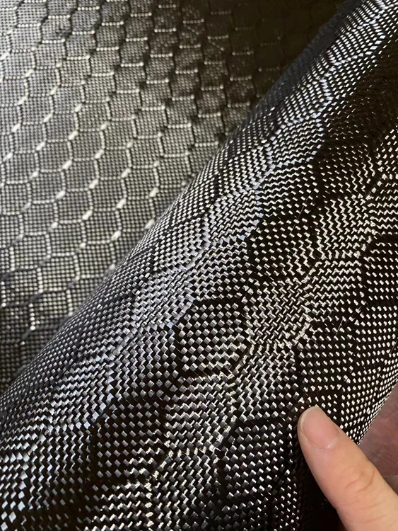 Manufacturing Yellow Colored Honeycomb Carbon Fiber Cloth 6 Manufacturing Yellow Colored Honeycomb Carbon Fiber Cloth 6