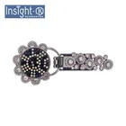 Diamond Wholesale Sewing Fur Buckles Black Diamond Buckles Rhinestone Fur Buckles Large Buttons For Women