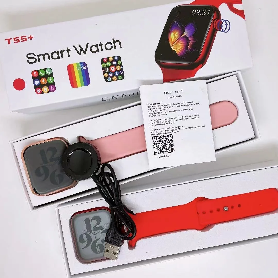 T55+ Phone Watch Bt Bracelet Series 6 Games Blood Oxygen Series 6 Original  Factory Smart Watch Fitness Trackers Band 2021 - Buy T55+ Phone Watch Bt  Bracelet Series 6,Games Blood Oxygen Series