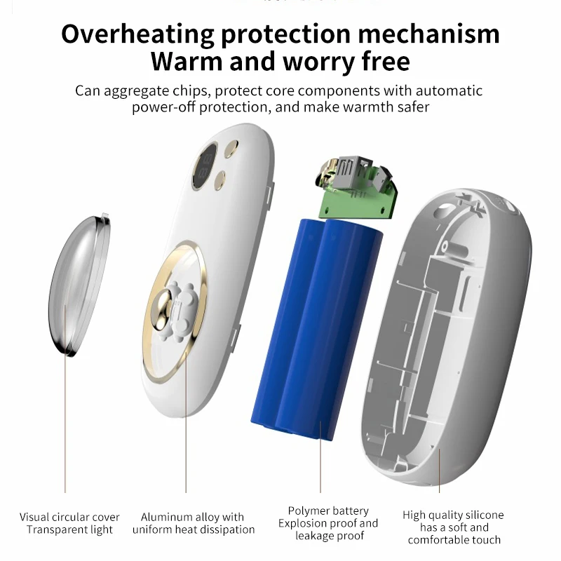 Hand Warmer, Portable, USB, 10000mAh - detail 6