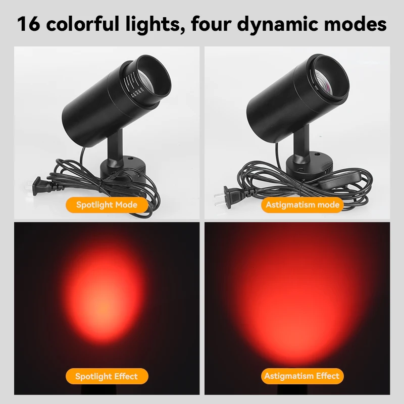 20W RGB LED Ceiling Spot Light and Remotely Controlled Adjustable Light Aluminum 16-color Adjustable Focus Track Stage Light