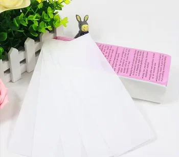 OEM hair removal  7*20cm common size Waxing strips wax paper for roll on wax heater