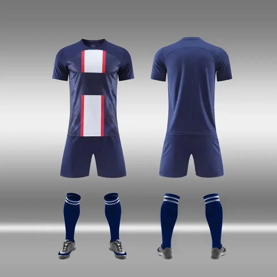 Quick dry custom men football jerseys soccer jersey set camisetas de futbol sublimation soccer jersey
